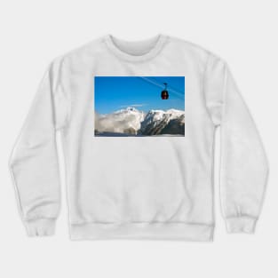 Courchevel 1850 3 Valleys Mont Blanc Alps France Crewneck Sweatshirt